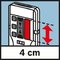 Dosah príjmu 4,0 cm; Dosah príjmu 4 cm