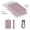 Power bank EMOS WI 1046, 10 000 mAh, 20 W+Wireless, lososová