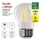 LED žiarovka Filament A60 A CLASS/ E27 / 5 W (75 W) / 1 060 lm / teplá biela