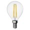 LED žiarovka Filament Mini Globe / E14 / 3,4 W (40 W) / 470 lm / Teplá biela