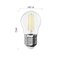 LED žiarovka Filament Mini Globe / E27 / 3,4 W (40 W) / 470 lm / Teplá biela