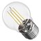 LED žiarovka Filament Mini Globe / E27 / 3,4 W (40 W) / 470 lm / Teplá biela